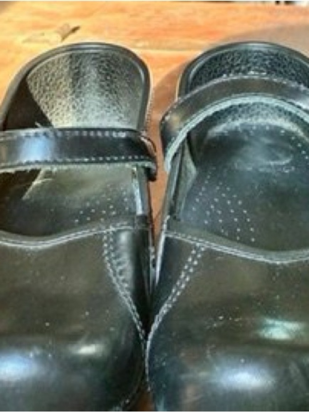 Dansko Black Mary Jane Leather Flats